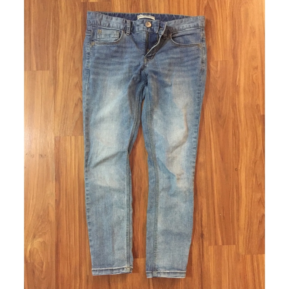 Free People Light Wash Skinny Jeans